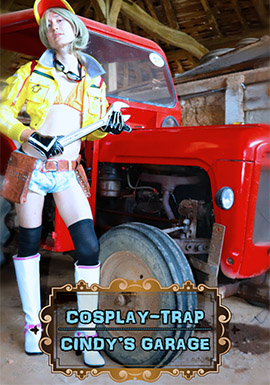 crossdress crossdresser crossdressing femboy sissy trap masturbation lewd hentai cosplay ass porn anal final fantasy cindy aurum bikini mechanic outdoor