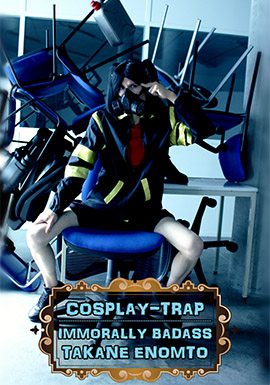 crossdress crossdresser crossdressing femboy sissy trap Takane Enomoto Kagerou project hentai cosplay pervert anal dildo kink panties bulge porn lewd cdts