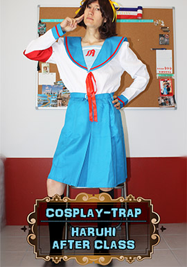 crossdress crossdresser crossdressing femboy sissy trap gay cd ts cdts porn lewd hentai cosplay haruhi suzumiya anal dildo ridding student schoolgirl school uniform xxx